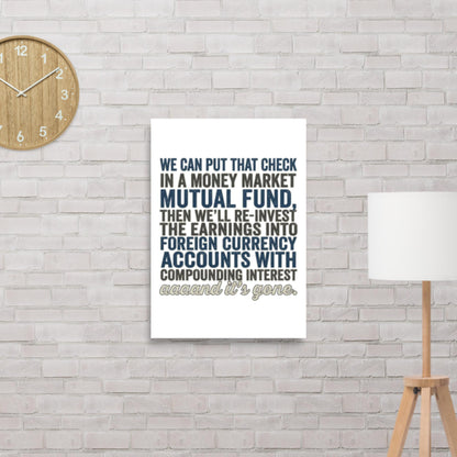 "Aaaaand it's gone" South Park-inspired matte poster