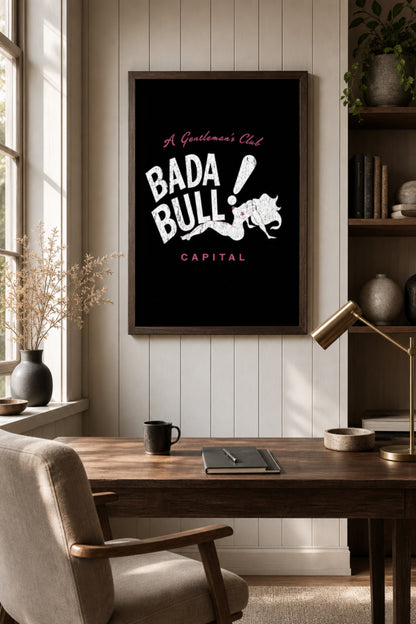 Bada Bull Capital Sopranos-inspired matte poster