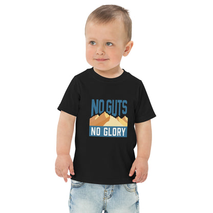 Toddler t-shirt with the words No Guts No Glory