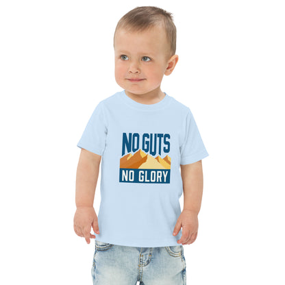 Toddler t-shirt with the words No Guts No Glory
