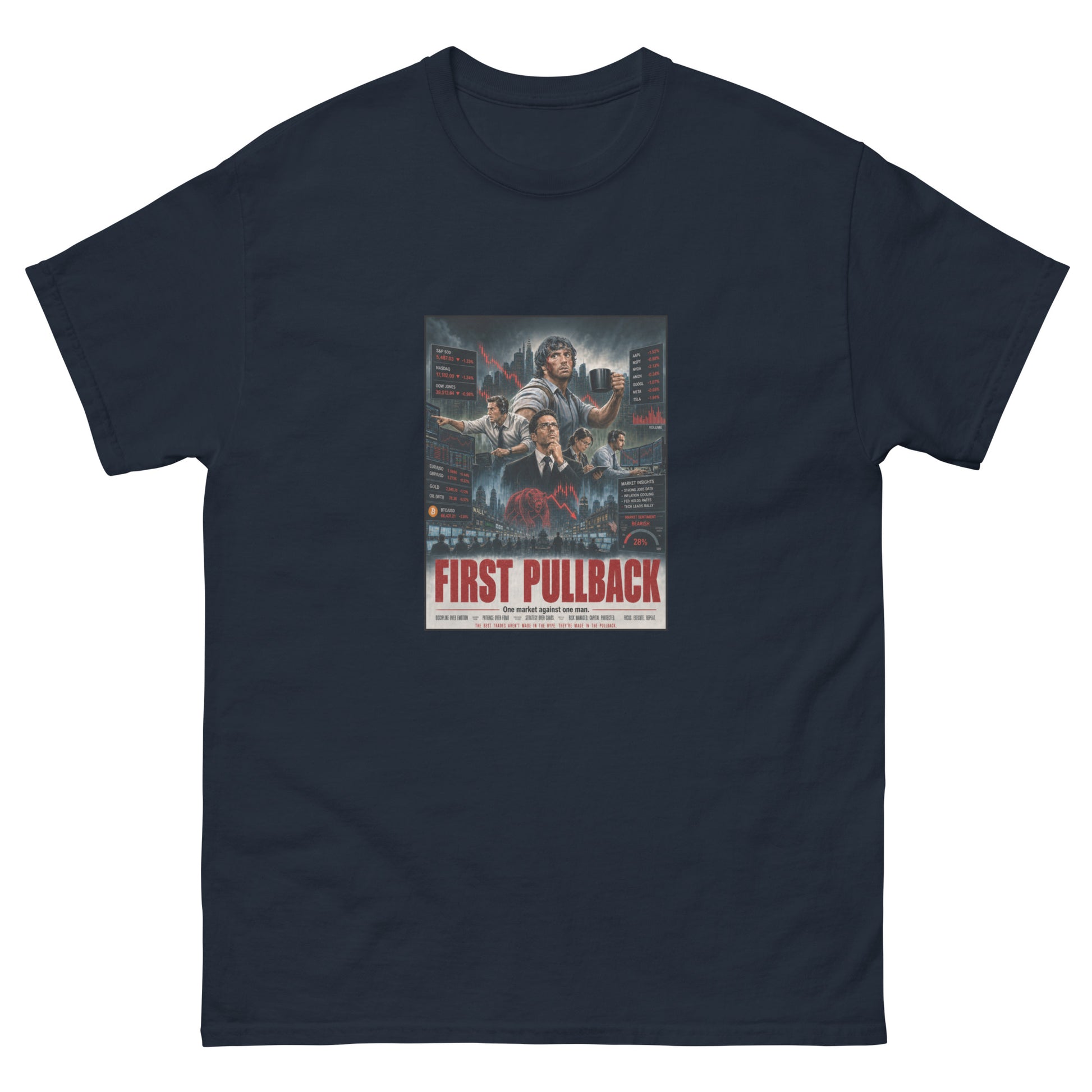  "First Pullback" Rambo First Blood-style trading unisex t-shirt