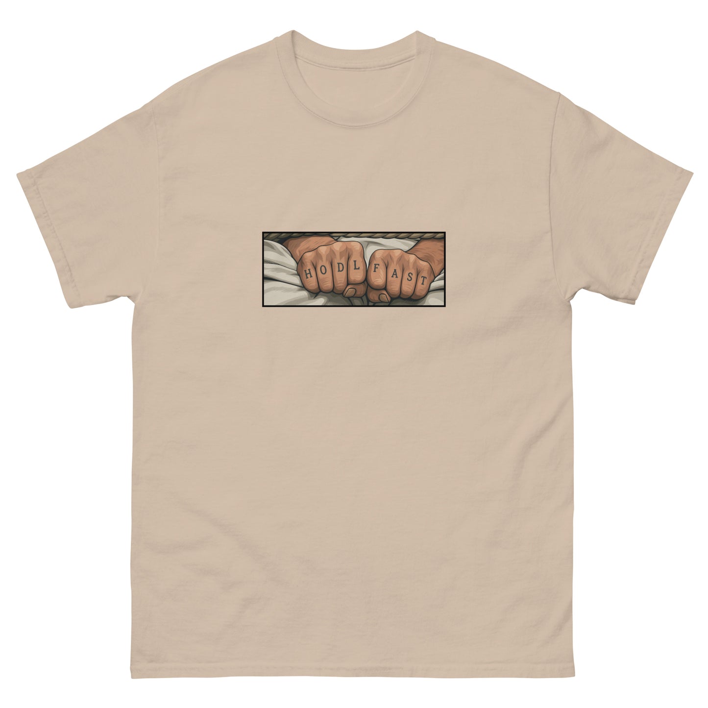 "HODL Fast" crypto diamond-hands unisex t-shirt