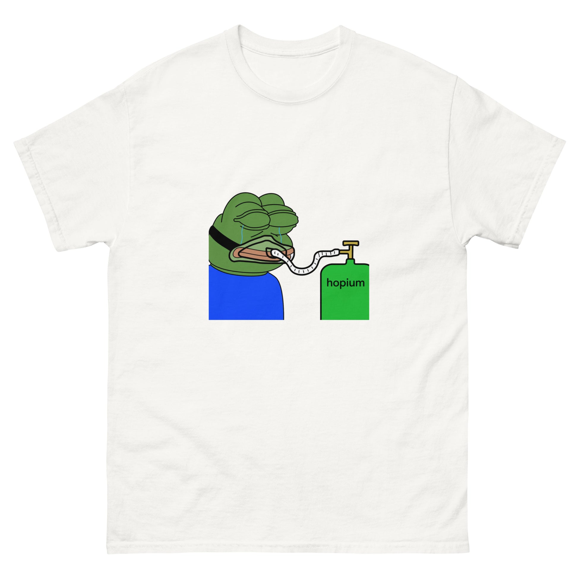 "Hopium" trading-meme unisex t-shirt