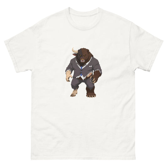"Bull Bear Man" South Park ManBearPig-style unisex t-shirt