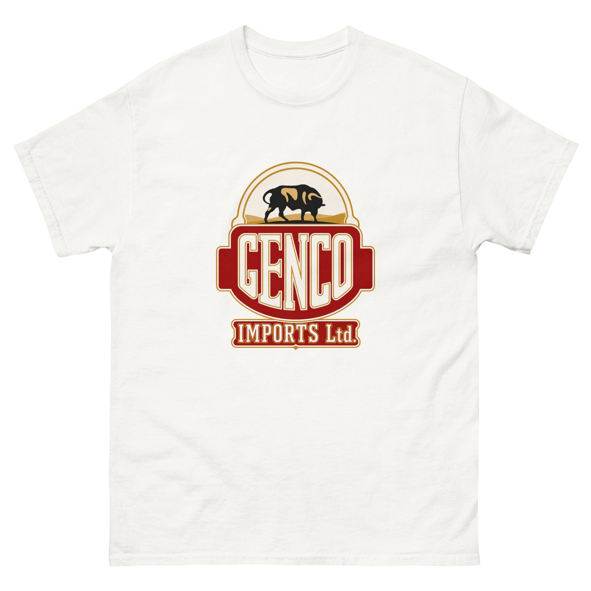"The Godfathers Genco Imports" front company design on a unisex tee