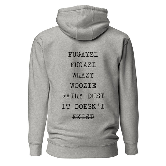 "FUGAZI" Wolf of Wall Street unisex hoodie, back print