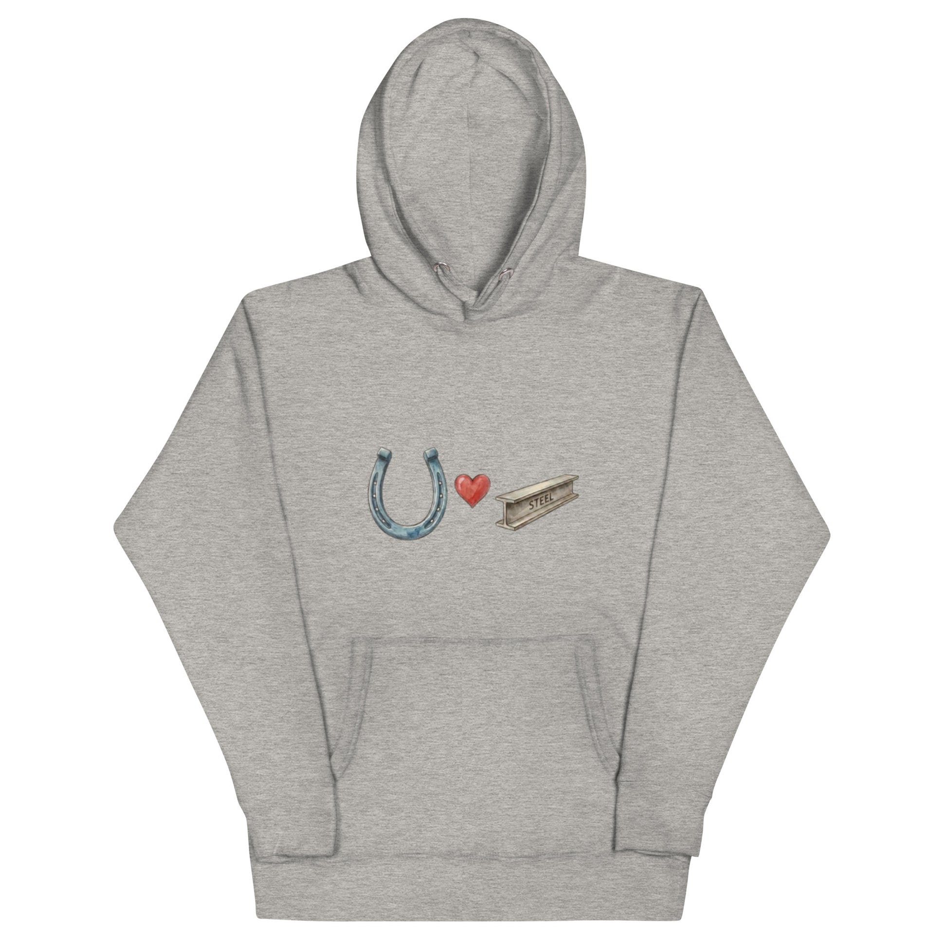 Wall Street "Blue Horseshoe loves Anacott Steel" unisex hoodie